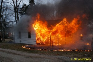 8 Heavy Fire Consumes Roof