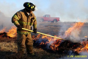 Jay Arnold Works The Fire