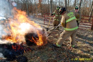 Rolling Another Burning Bale