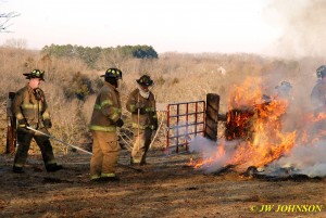 Stirring Up The Bales Fire