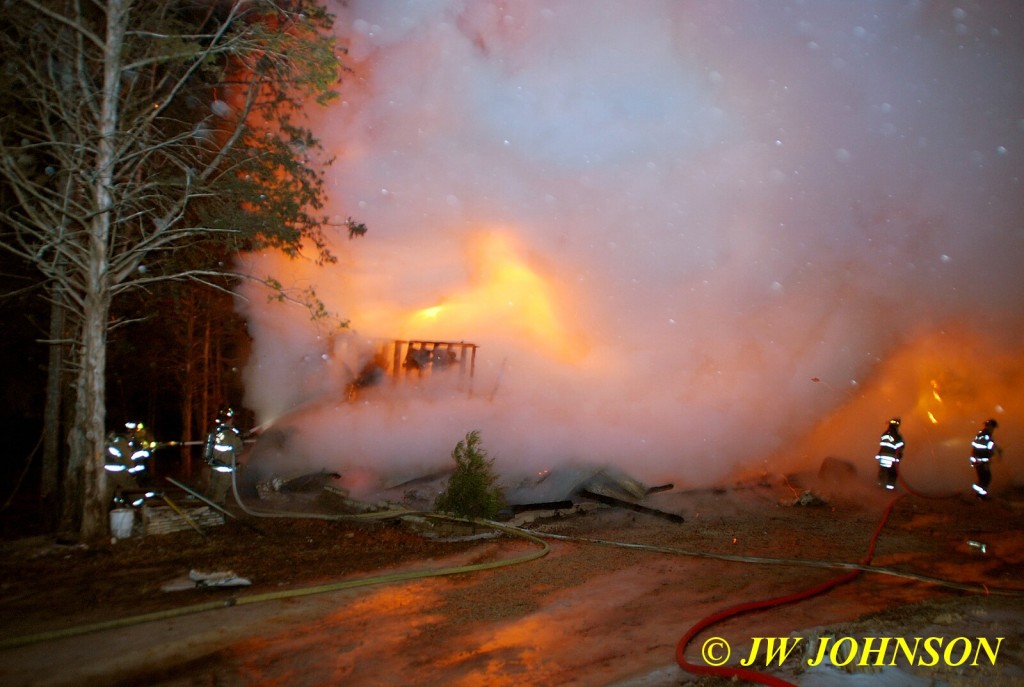 Firefighters Hit the Front Corner