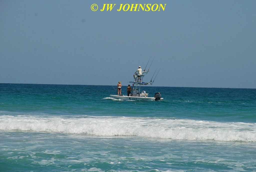 Fishing Boat Off Shore