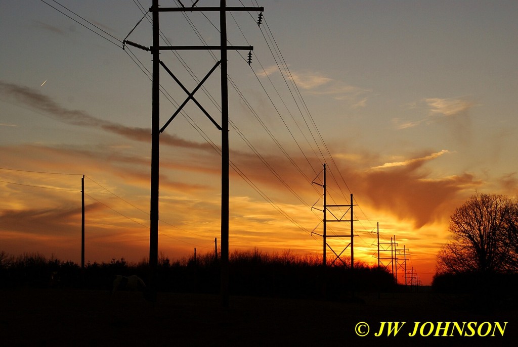 Powerline Sunset March