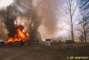 35 Jimmy Pulls 2nd Line for Tire Fire