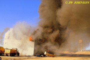 33C  Fire Rages Inside Seeks Escape