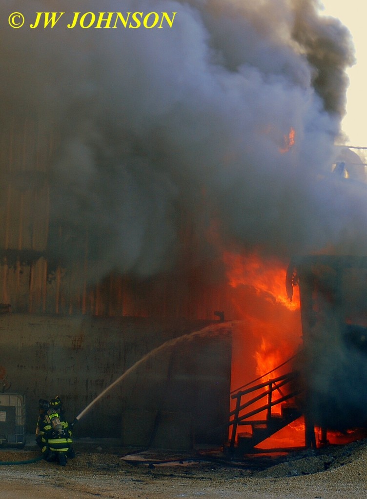 56F   BFD Crews Fighting Heavy Fire