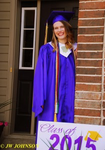 14 Happy Grad With Sign