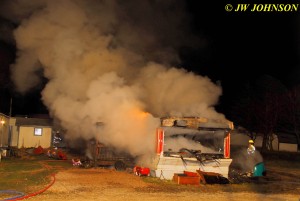 22 Porch Roof Continues To Burn