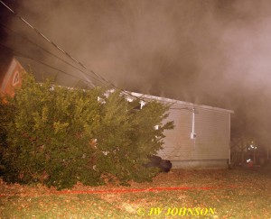 03 Firefighters Stretch Line to Rear of House